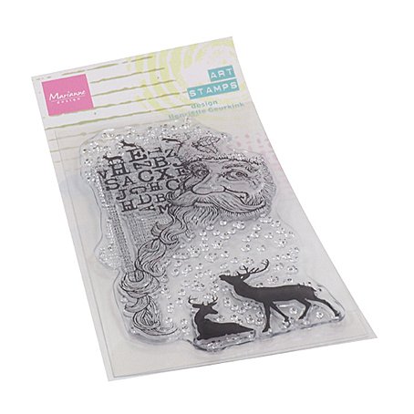 Marianne Design stamp: Art Santa