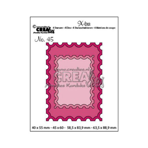 Stanssisetti, Crealies: ATC - stamp