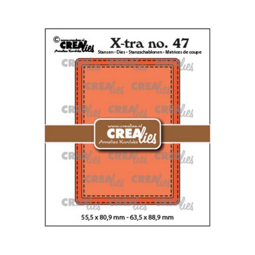 Crealies dies: ATC - Stitches