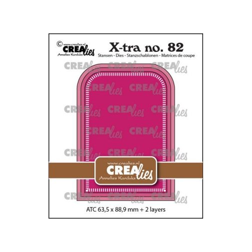 Stanssisetti, Crealies: ATC - rounded corners