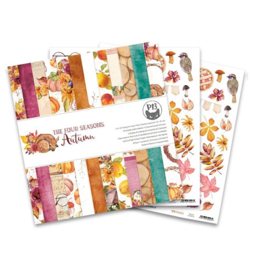 12x12\" paperipakkaus, P13: Four Seasons - Autumn