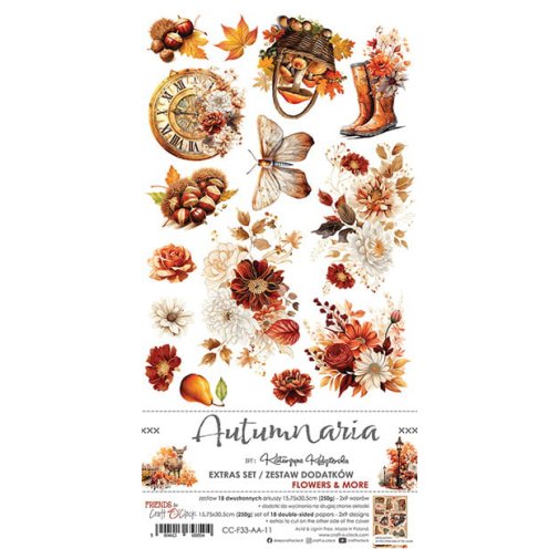 Die cut sheets, Craft O\'Clock: Autumnaria - Flowers