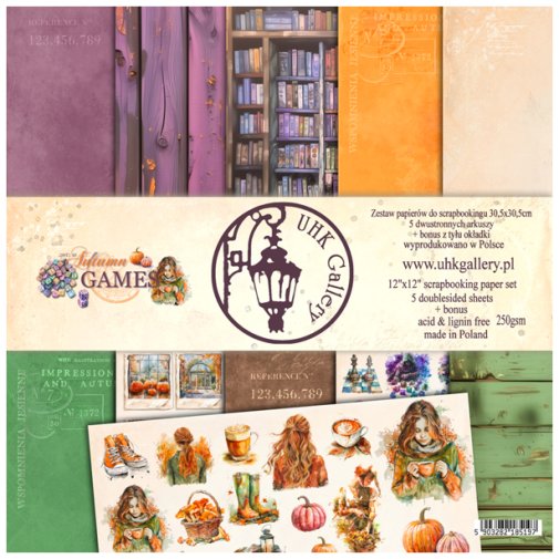 12x12\" paper pack, UHK:  Autumn Games
