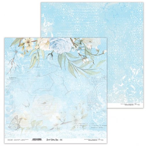 LD -kuviopaperi 12x12\": Sweet Baby Boy 01