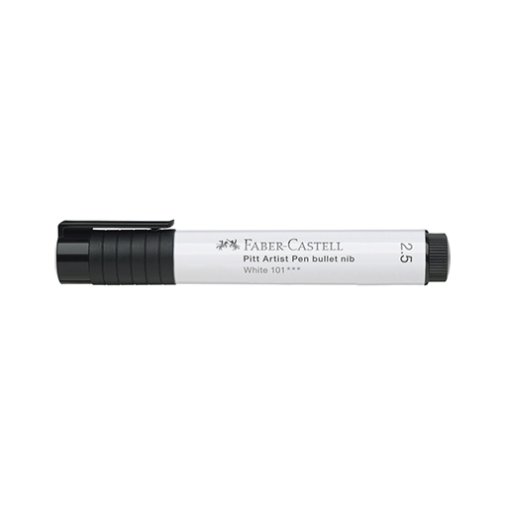 Faber Castell PITT Artist Pen: Big Brush White - valkoinen