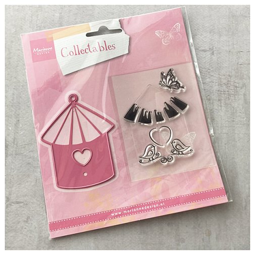 Marianne Design stamp and die set: Birdhouse