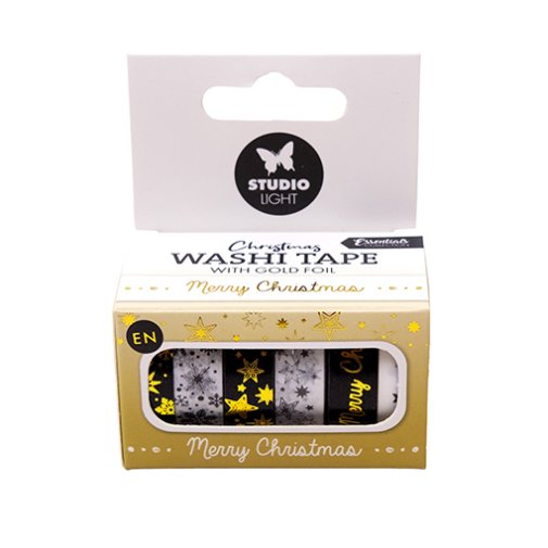 Washi -teipit, Studiolight: Christmas, gold foil