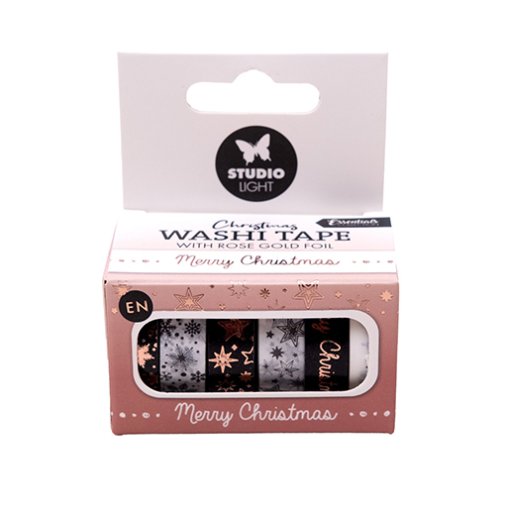 Washi -teipit, Studiolight: Christmas, rose gold foil
