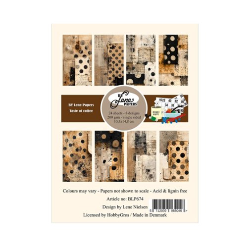 A6 paperipakkaus, By Lene: Taste of Coffee