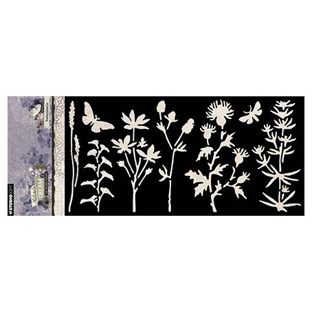 Stencil slimline, Studiolight: Botanicals
