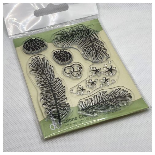 Stamp set, Leane Creatief: Christmas branches