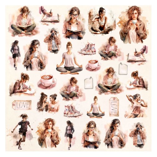 Kuviopaperi 12x12\", UHK: Body & Soul - cover