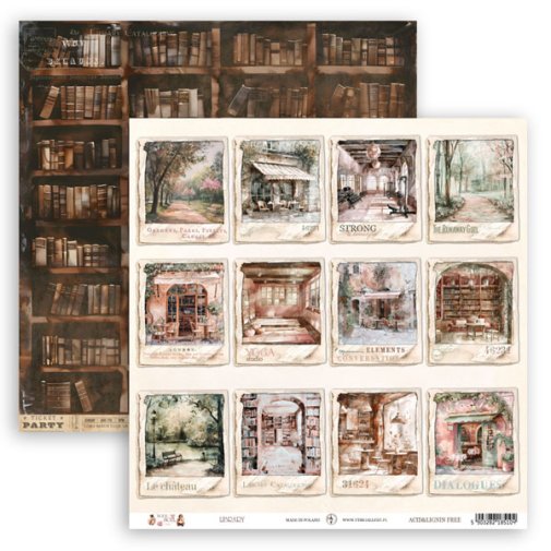 Kuviopaperi 12x12\", UHK: Body & Soul - Library - 2-LAATU