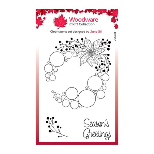 Leimasinsetti A6, Woodware: Bubble Poinsettia ring