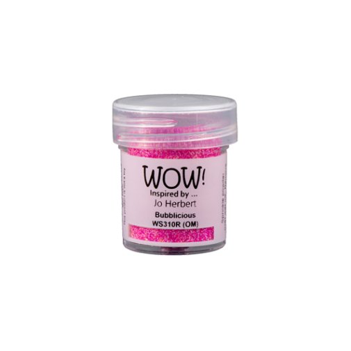 Wow! embossing powder: Bubblicious