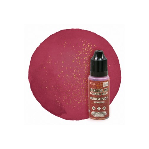 Alcohol Ink, Couture Creations: Burgundy, golden age