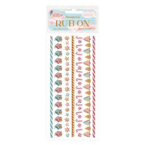 Rub-On -siirtokuvat, Stamperia: Candy Christmas
