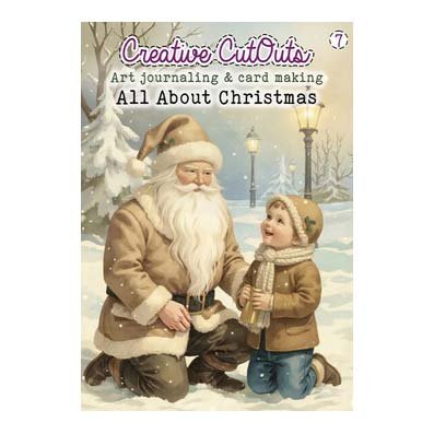 A4 Art Journaling -lehtiö, Creatief Art: All About Christmas