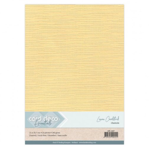 Kartonkipakkaus A4, Card Deco: Chamois, 10kpl
