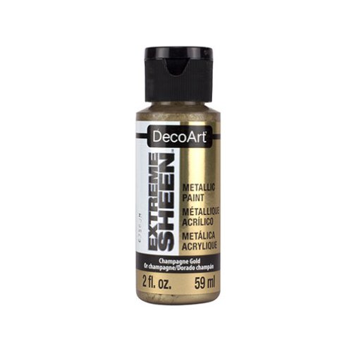 DecoArt metallic acrylic paint: Champagne Gold