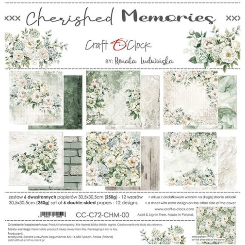 12x12\" paperipakkaus, Craft O\'Clock: Cherished Memories