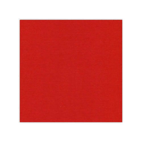 Kartonki 12x12\", 10 kpl, Card Deco: punainen