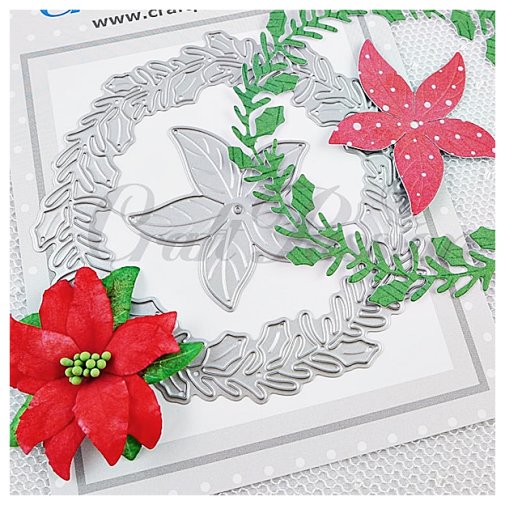 Stanssisetti, Craft Passion: Christmas wreath - kranssi ja joulutähti