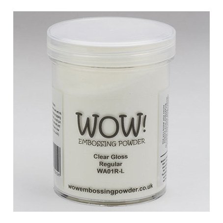Wow! embossing powder 160ml: Clear Gloss regular