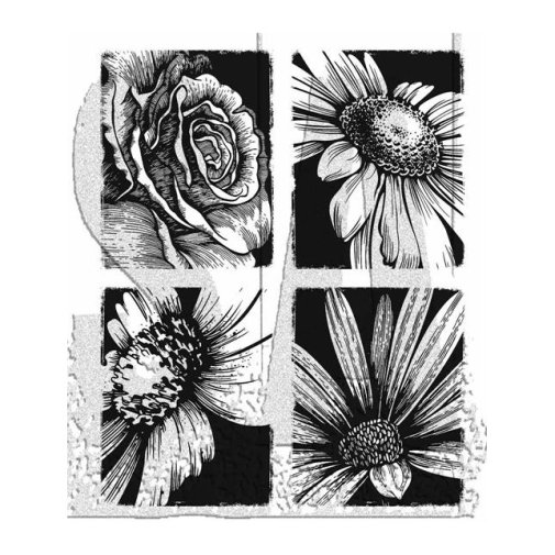 Tim Holtz rubberstamp set: Bold Botanicals