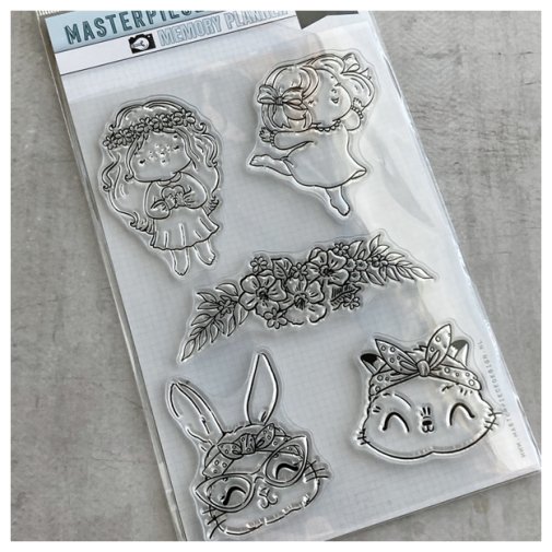 Stamp set A6, Masterpiece: Cute Elements