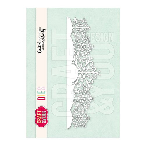 Die, Craft & You: Snowflakes border