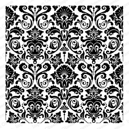 IO Cover-a-Card stamp: Damask