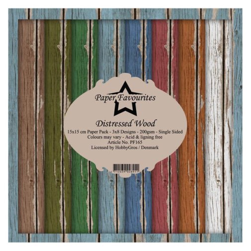 6x6\" paper pack, PF: Distressed Wood