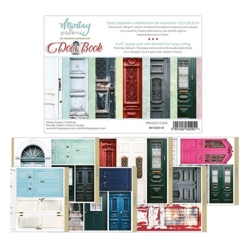 Die cut pad, Mintay: Door Book