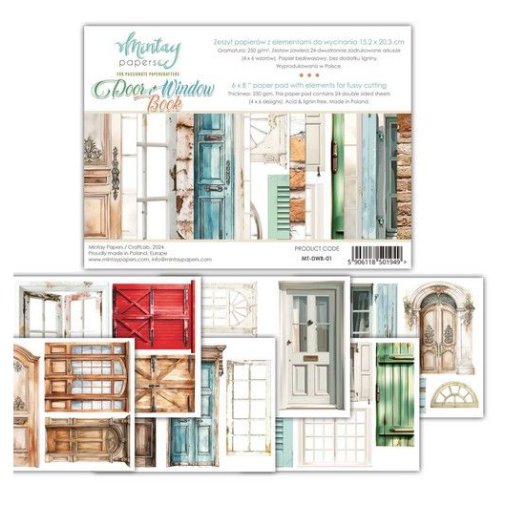 Die cut pad, Mintay: Door & Window Book