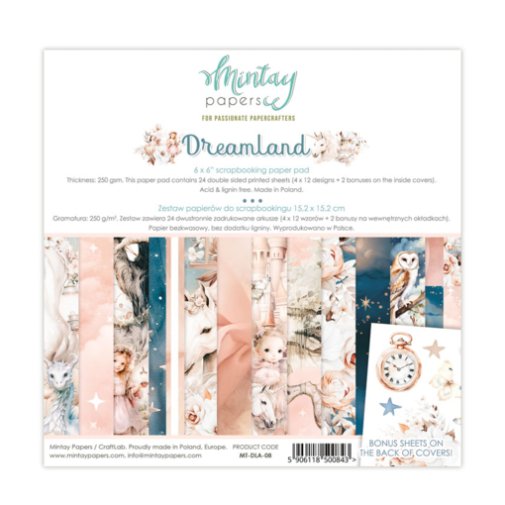 6x6\" paperipakkaus, Mintay: Dreamland