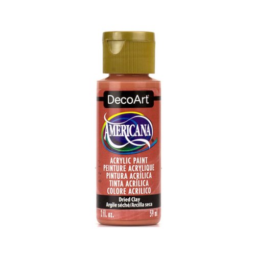 Americana acrylic paint: Dried Clay