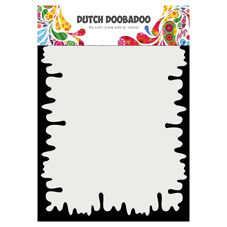Stencil A5, Dutch Doobadoo: Drip