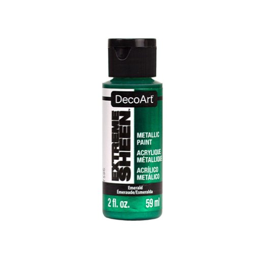 DecoArt metallic acrylic paint: Emerald