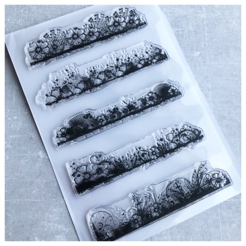 Leimasinsetti A5, Creative Expressions: Faded Fauna Borders
