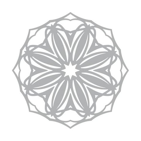 Pronty stencil: Fantastic circle
