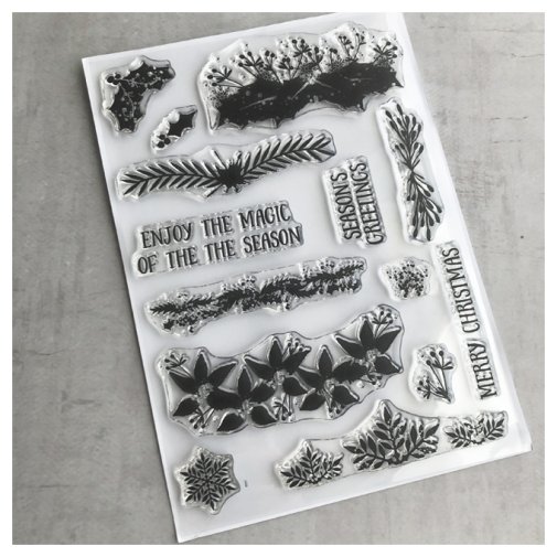 Creative Expressions stamp set: Festive Flurry