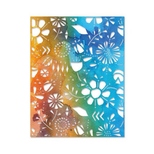 Die, Sizzix Thinlits: Folk Flowers