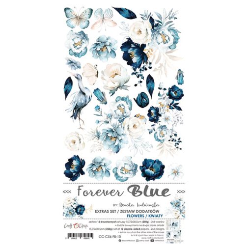Leikekuva-arkit, Craft O\'Clock: Forever Blue Flowers