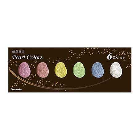 Vesivärit, Kuretake Gansai Tambi: Pearl colors