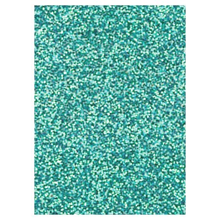 Softis -arkki, 2mm, kimalle: vaalea turkoosi