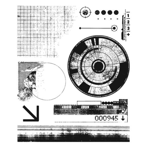 Leimasinsetti, Tim Holtz: Glitch 1