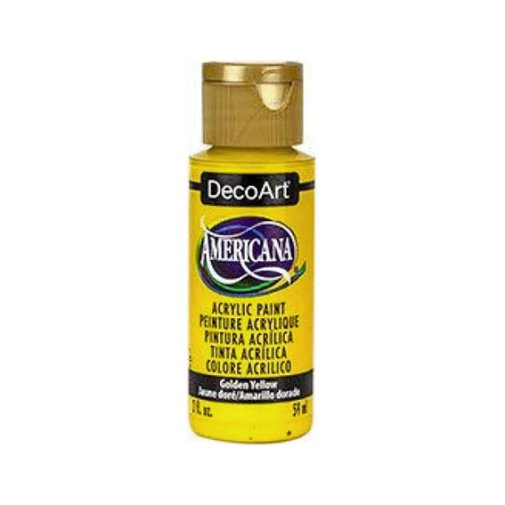Americana acrylic paint: Golden Yellow