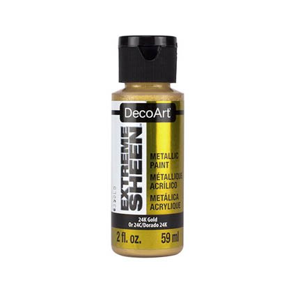 DecoArt metallic acrylic paint: 24k Gold