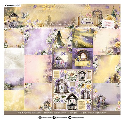 12x12\" paperipakkaus, StudioLight: Growing & Blooming